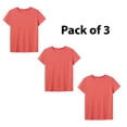 thumbnail image 1 of 3 Pack of Alternative - Earthleisure Women's Modal Triblend Tee|Color: Faded Red, 4.4 oz, 40/35/25 TENCEL Modal/Cotton/Recycled polyester, 1 of 5