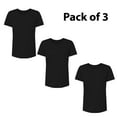 thumbnail image 1 of 3 Pack of Alternative - Earthleisure Women's Modal Triblend Tee|Color: True Black, 4.4 oz, 40/35/25 TENCEL Modal/Cotton/Recycled polyester, 1 of 5