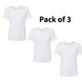 thumbnail image 1 of 3 Pack of Alternative - Earthleisure Women's Modal Triblend Tee|Color: White, 4.4 oz, 40/35/25 TENCEL Modal/Cotton/Recycled polyester, 1 of 5