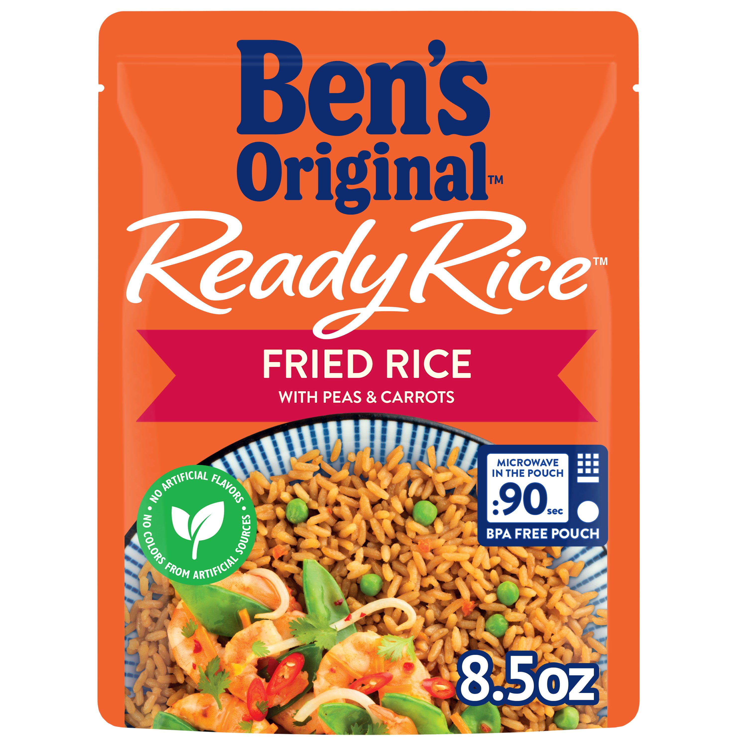 3 Pack of Ben's Original Ready Rice Fried Flavored Rice - 8.5 oz (Packaging Varies)