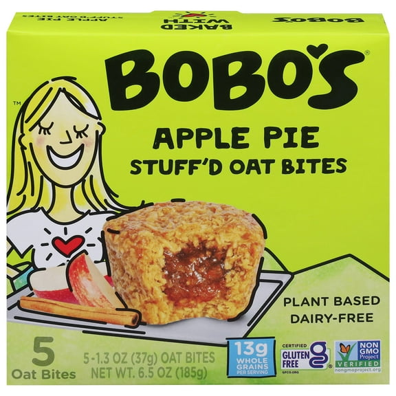 3 Pack of Bobo's Stuff'd Oat Bites - Apple Pie - 5 ct (Packaging Varies)