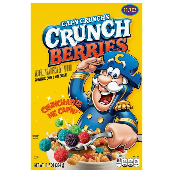 3 Pack of Cap'n Crunch Crunch Berries Cereal - 11.7 oz (Packaging Varies)