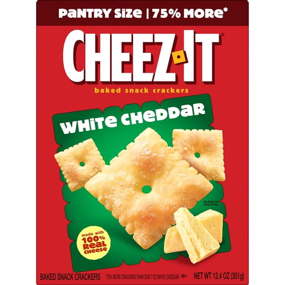 3 Pack of Cheez-It White Cheddar Cheese Crackers - 12.4 oz (Packaging Varies)