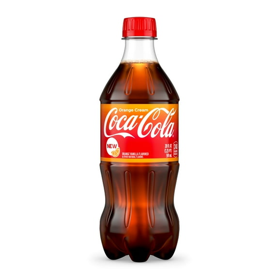 3 Pack of Coca-Cola Orange Cream - 20 oz (Packaging Varies)
