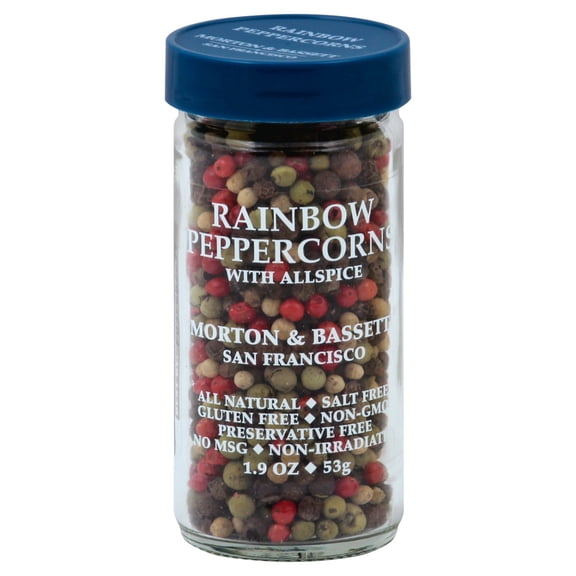 Pack Of 3 Morton & Bassett Rainbow Peppercorns, 1.9 oz (Package May Vary)