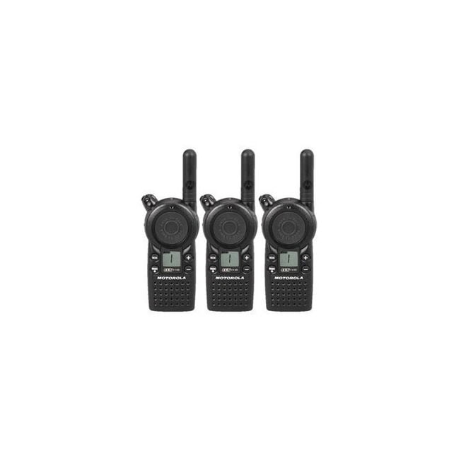 Motorola CLS1110 Long Range UHF Walkie Talkies - 3 Pack with
