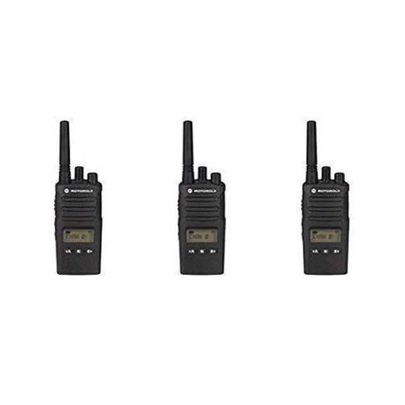 3 Pack of Motorola RMU2080d Business Two-Way Radio LED Display 2 Watts/8 Channels