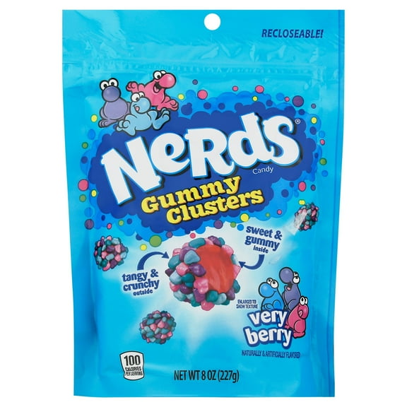 3 Pack of Nerds Very Berry Gummy Clusters Candy - 8 oz (Packaging Varies)