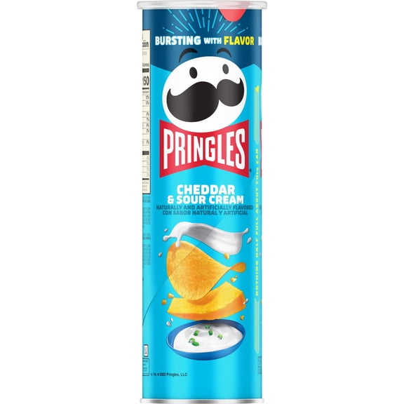 3 Pack of Pringles Cheddar & Sour Cream Potato Crisps Chips - 5.5 oz (Packaging Varies)
