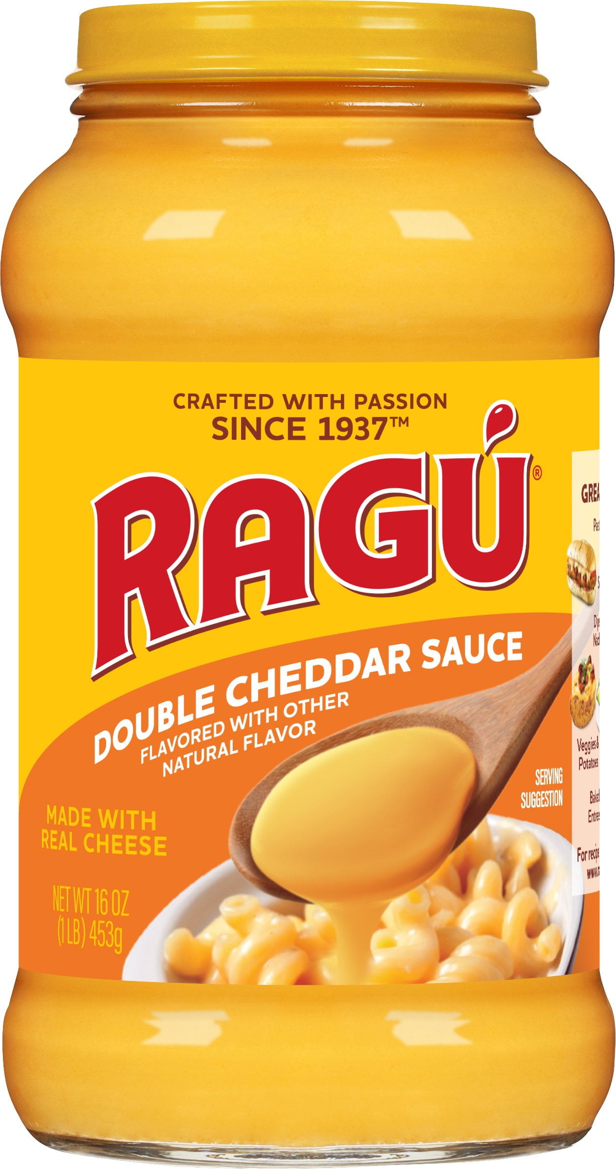 3 Pack of Ragu Cheese Creations Double Cheddar Sauce - 16 oz (Packaging Varies)