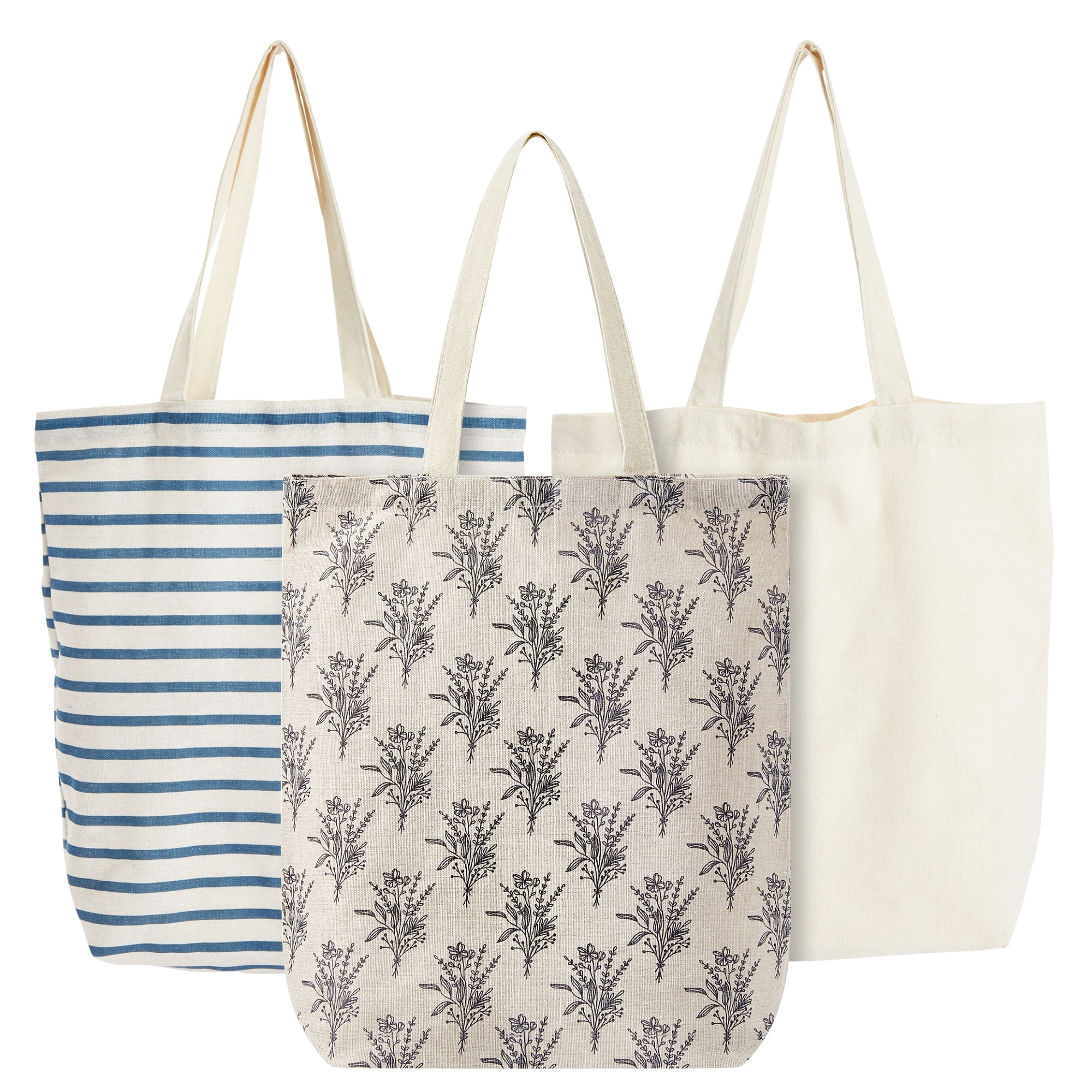 Blank canvas tote bags walmart sales