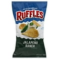 thumbnail image 1 of Pack Of 3 Ruffles Jalapeno Ranch Potato Chips, 8 oz (Package May Vary), 1 of 1