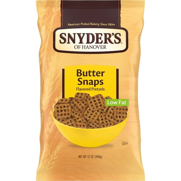 3 Pack of Snyder's of Hanover Butter Snaps Pretzels - 12 oz (Packaging Varies)