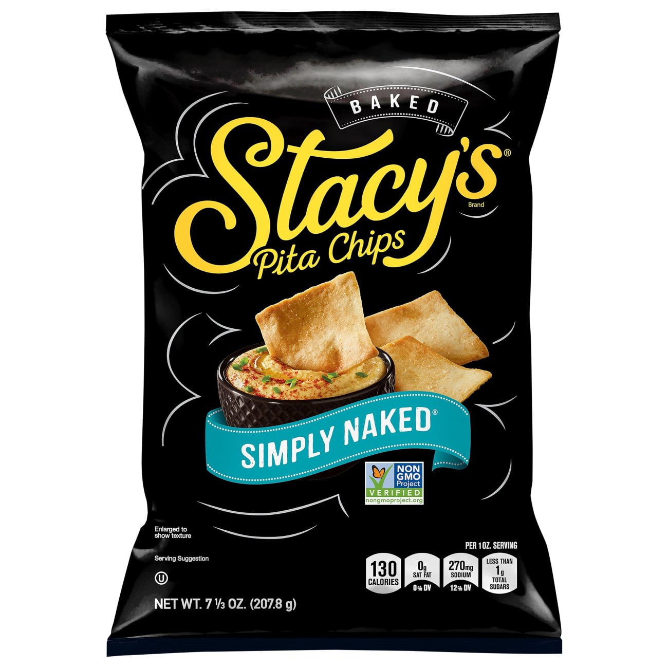 3 Pack of Stacy's Simply Naked Pita Chips - 7.33 oz (Packaging Varies)