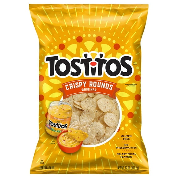 3 Pack of Tostitos Crispy Rounds Tortilla Chips - 12 oz (Packaging Varies)