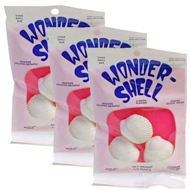 3 Packages Weco Wonder Shell Natural Minerals 3 Pack, Small
