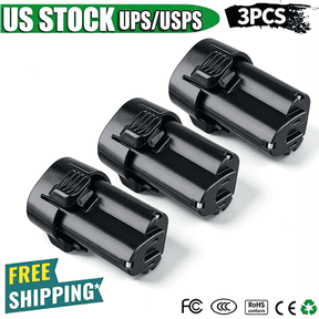 3 Packs 10.8V 4.8Ah Replacement Battery for Orignal BL1014 BL1013 194550-6 194551-4 195332-9