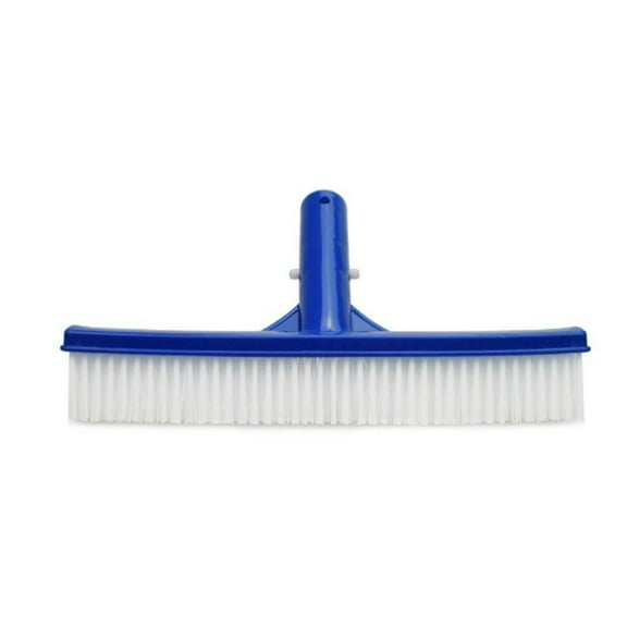 3 Packs 10 Inch Pool Brush with Nylon Bristles for Swimming Pool Cleaning Wall Floor Tile Scrubber Heavy Duty Durable Spa Brush Fits Standard Poles Pool Accessory