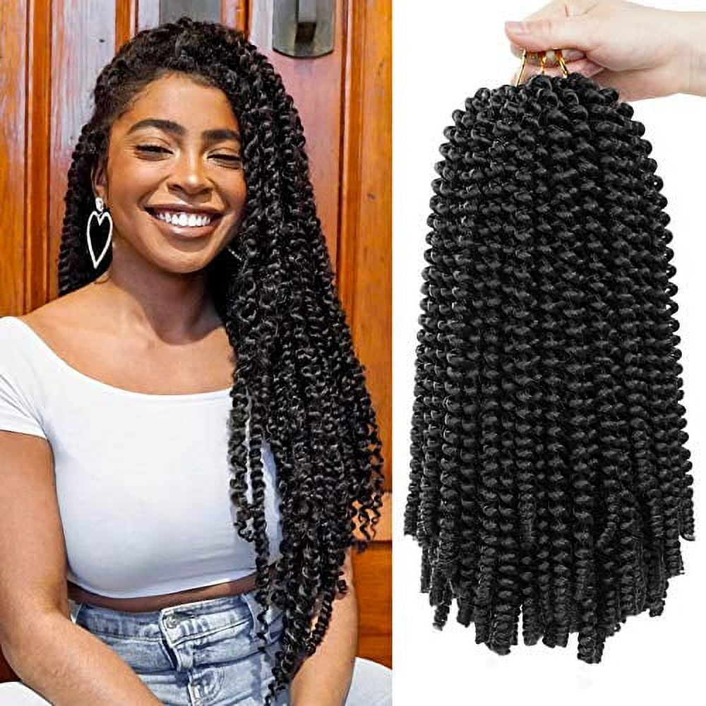 3 Packs 12 Inch Spring Twist Ombre Colors Butterfly locs Crochet Braids