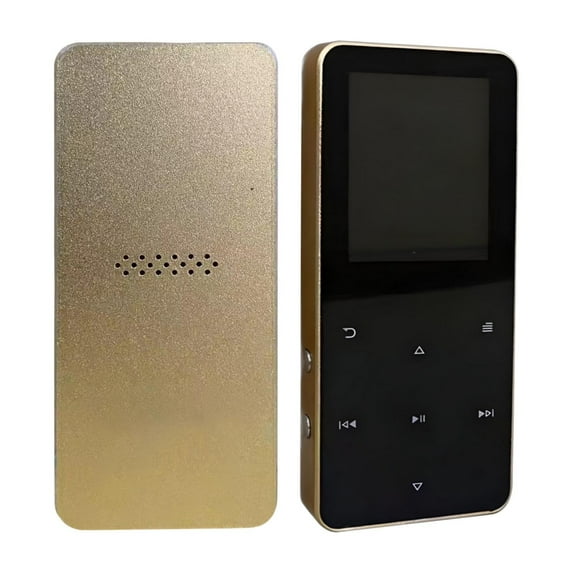 3 Packs 128GB MP4 Player Bluetooth 5.2 Portable Music Player with Built in Speaker FM Radio Recorder Lossless Sound Metal Body for Travel Workout Study