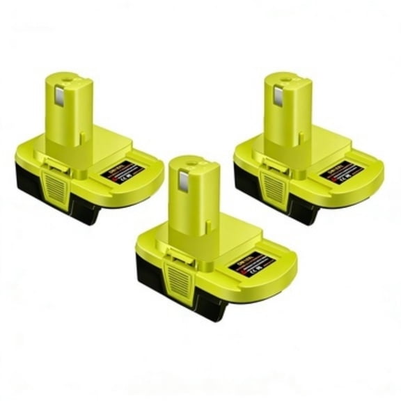 3 Packs 18V Li-ion Battery Adapter Portable Charging Station, Job Site Power Supply Compatible with 20V and 18V Cordless Tools (Battery Not Included)