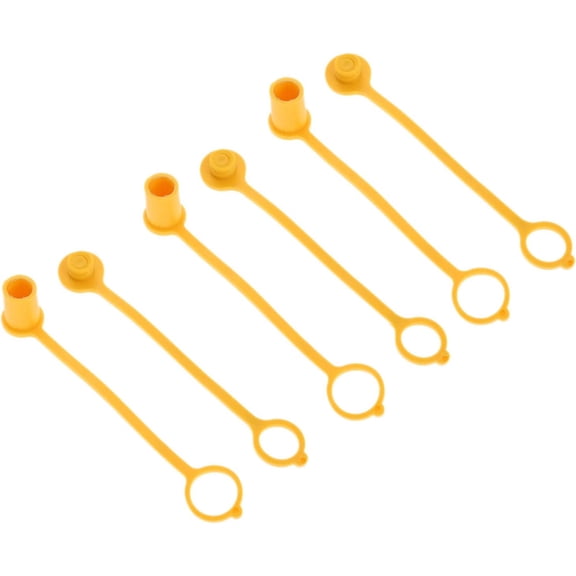 3 Packs 3/8" Dust Cap and Plug for Propane Natural LP Gas Quick Connect and Disconnect Coupler, 3/8" Natural Gas Quick Connect Rubber Dust Cap and Plug, Female and Male