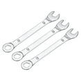 thumbnail image 1 of 3 Packs 8mm Thin Combination Wrench with Offset 6-Point End and Angled Open End, 1 of 6