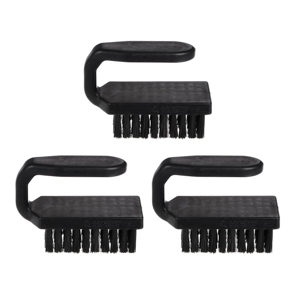 3 Packs Anti-static Cleaning Brush U Shape Handle 20x32mm PV Plastic Conductive Bristles Anti Static ESD Brushes