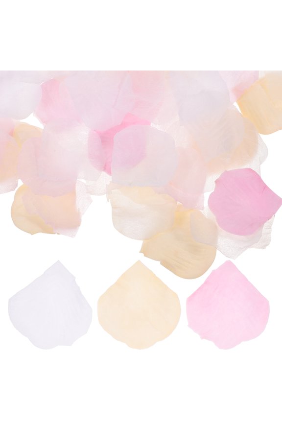 Artificial Cloth Rose Petals for Wedding Decoration, Vase Filler, Party Confetti, Romantic Event Supplies