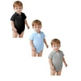 thumbnail image 1 of 3 Packs Baby Clothes for Boys Infant Bodysuit Cotton Polo Pajamas Romper Jumpsuit Toddler Clothes 12 Months, 1 of 8