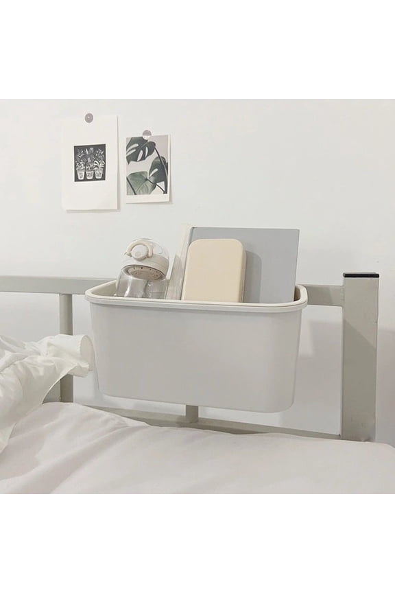 3 Packs Bedside Hanging Storage Organizer with Hooks for Bunk Bed Dorm Room Essentials Phone Books Water Bottles Glasses Remote Nightstand Shelf Space Saver