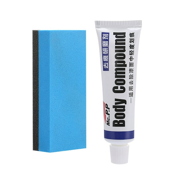 3 Packs Car Scratch Repair Kit Paint Correction Polish Paste for Auto Body Scratches Tar Glue Remover Car Care Supplies with Sponge