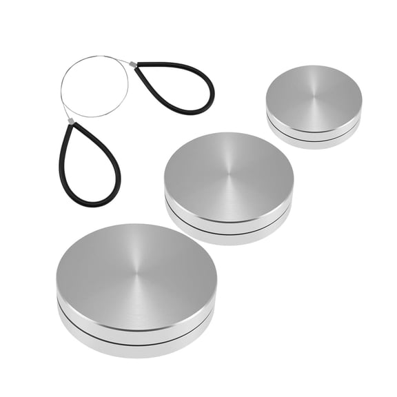 3 Packs Ceramic Clay Pottery Throwing Rotary Trimming Aluminum Alloy Nonstick Compact Design Wheel Users