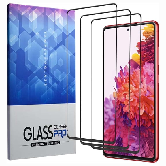 3-Packs Designed for Samsung Galaxy S25 Screen Protector Tempered Glass, Case Friendly Anti-Scratch Bubble Free Hard Resistant Protective Film with Black Edge for Samsung Galaxy S25, Black