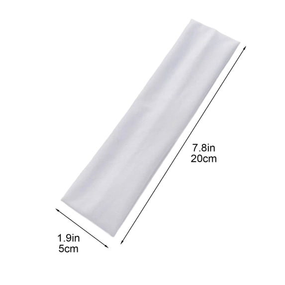 3 Packs Fashion Solid Color Hairband Stretchy Sweat Absorbing Headband for Women Men Sports Yoga Workout Running Gym Non Slip Elastic Textile Hair Accessories