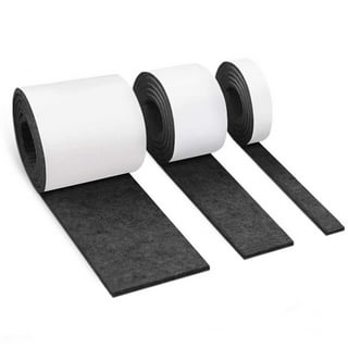 2 Pack Felt Strips with Adhesive Backing Black Felt Strips Self Adhesive  Felt Ta