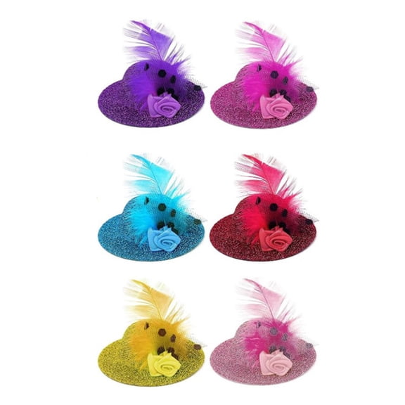 3 Packs Funny Chicken Hats for Hens Adjustable Feather Costume Hat Halloween Party Poultry Show Accessories Pet Bird Dress Up Cute Parrot Rooster Top Hat