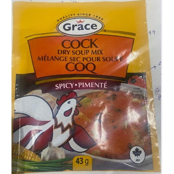 3 Packs Grace Flavored Cock Soup Spicy