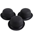 thumbnail image 1 of 3 Packs Halloween Bowler Hat for men Costume Bowler Hat for Men and Women Standard Performance Props, 1 of 12