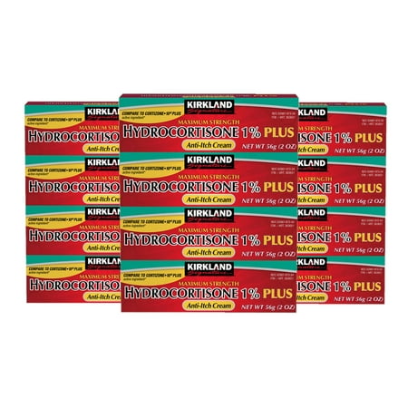 3 Packs | Kirkland Signature Hydrocortisone 1% PLUS Anti-Itch Cream, 2oz 4pk