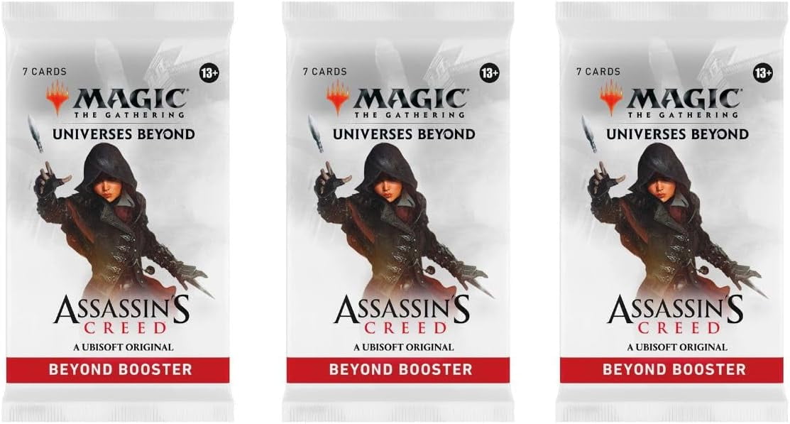 universes beyond assassin's creed beyond booster box Magic The Gathering - Assassins Creed emerges from the shadows to join Magic Booster Packs And Beyond