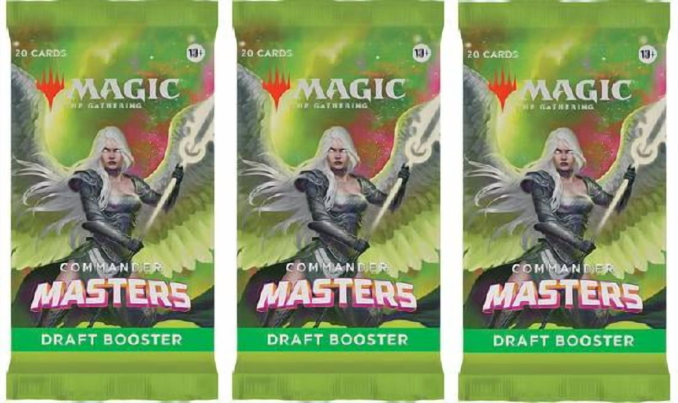 Magic Commander Pack 3 Packs MTG Draft Booster Pack Lot MTG Commander Masters - Walmart.com