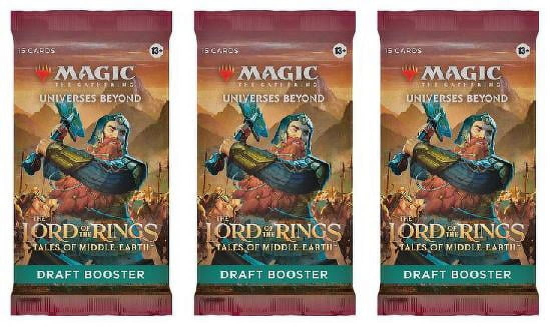 3 Packs MTG Draft Booster Pack Lot MTG Lord of the Rings Tales of the Middle-Earth - Walmart.com 3 Packs MTG Draft Booster Pack Lot MTG Lord of the Rings Tales of the Middle-Earth - Walmart.com
