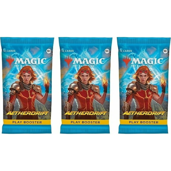 3 Packs MTG Play Booster Pack Lot for MTG Aetherdrift