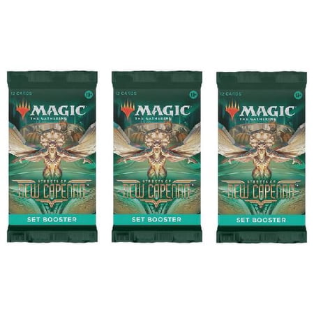 3 Packs MTG Set Booster Pack Lot MTG Streets of New Capenna