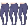 thumbnail image 1 of Absolute Support 3-Pack Compression Tights for Women 20-30 mmHg Purple, XL, 1 of 9