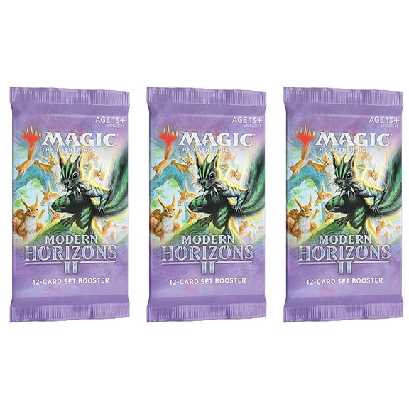 3 Packs Magic: The Gathering Set Booster Pack Lot MTG Modern Horizons 2