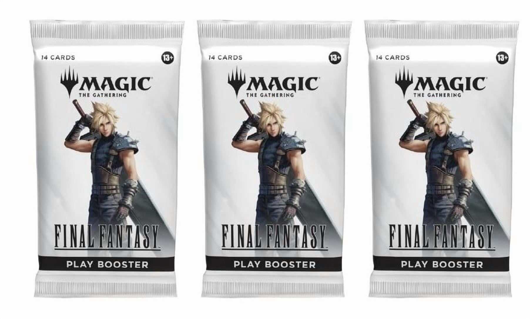 3 Packs Magic the Gathering Play Booster Pack Lot MTG Final Fantasy