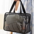 thumbnail image 1 of 3 Packs Mesh Laundry Bag with Breathable Mesh, Portable Travel Organizer for Beach, Gym & Home Storage, Quick-Dry Wash Bag with Zipper Closure & Carry Strap, Mesh Tote for Wet Clothes & Toys, 1 of 6