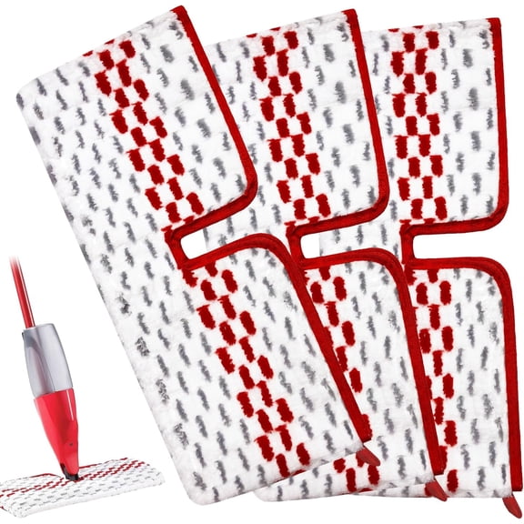 3 Packs Microfiber Spray Mop Pads Compatible with Promist MAX Reusable Refills for Oceda ProMist Dust Mop,Dual-Action Washable Flip Replacement Dry Wet Floor Cleaning.